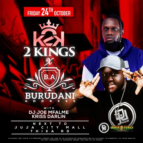 JOE MFALME BURUDANI ADDRESS 24 OCT SQ