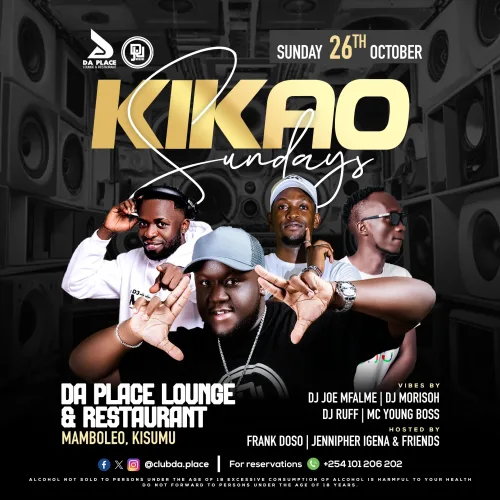 JOE MFALME DA PLACE 26 OCT SQ