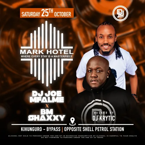 JOE MFALME THE MARK HOTEL 25 OCT SQ