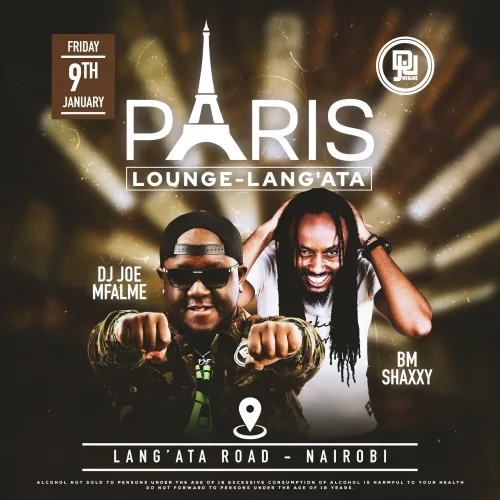 JOE MFALME PARIS LOUNGE LA 9 JAN SQ