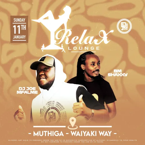 JOE MFALME RELAX LOUNGE 11 JAN SQ